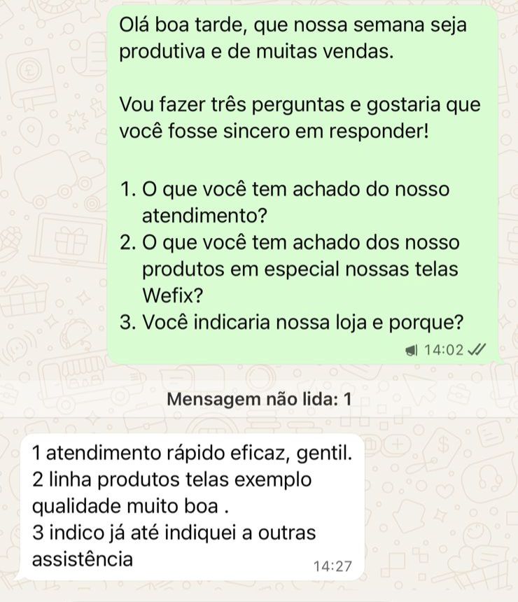 Depoimento cliente Galo Cell