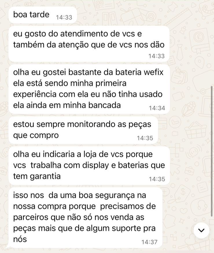 Depoimento cliente Galo Cell